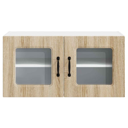 vidaXL Dishwasher Panel Kalmar Sonoma Oak 80 x 31 x 40 cm