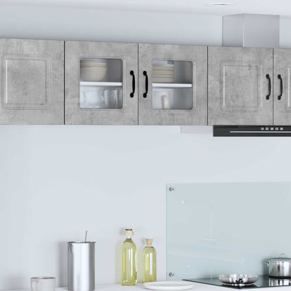 vidaXL Dishwasher Panel Kalmar Concrete Grey 80 x 31 x 40 cm