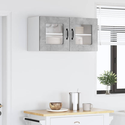 vidaXL Dishwasher Panel Kalmar Concrete Grey 80 x 31 x 40 cm