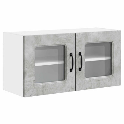 vidaXL Dishwasher Panel Kalmar Concrete Grey 80 x 31 x 40 cm