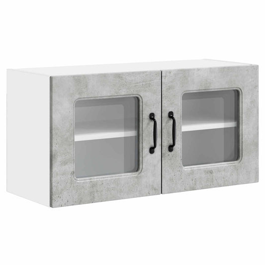 vidaXL Dishwasher Panel Kalmar Concrete Grey 80 x 31 x 40 cm