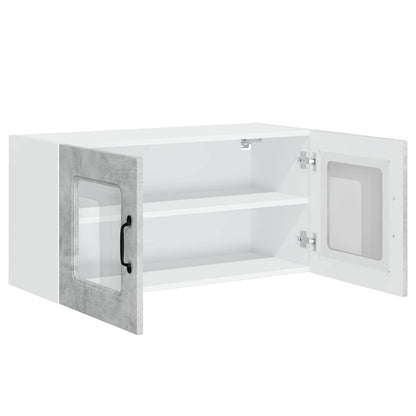vidaXL Dishwasher Panel Kalmar Concrete Grey 80 x 31 x 40 cm