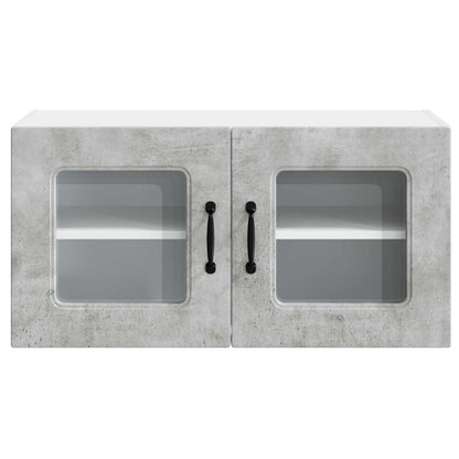 vidaXL Dishwasher Panel Kalmar Concrete Grey 80 x 31 x 40 cm
