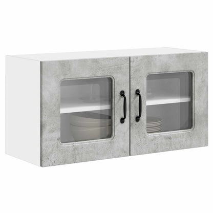 vidaXL Dishwasher Panel Kalmar Concrete Grey 80 x 31 x 40 cm