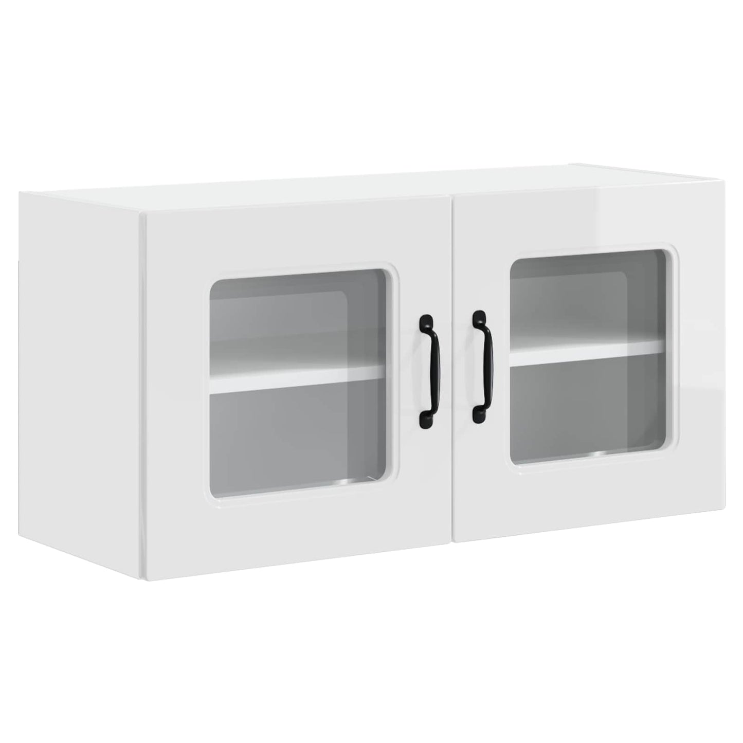 vidaXL Dishwasher Panel Kalmar High Gloss White 80 x 31 x 40 cm