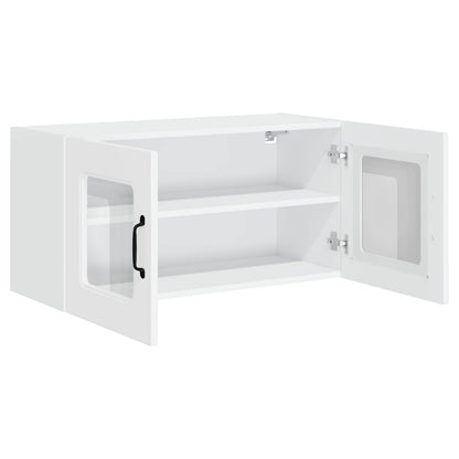 vidaXL Dishwasher Panel Kalmar High Gloss White 80 x 31 x 40 cm
