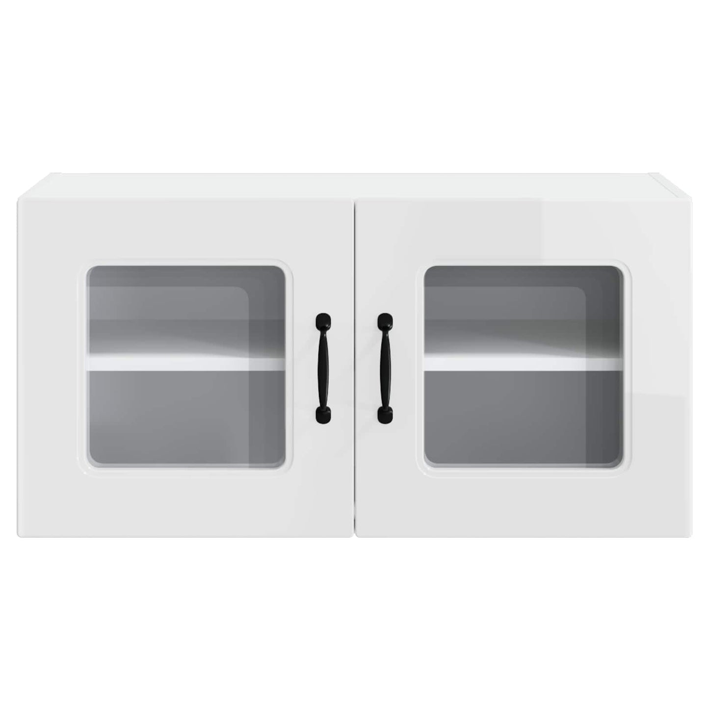 vidaXL Dishwasher Panel Kalmar High Gloss White 80 x 31 x 40 cm