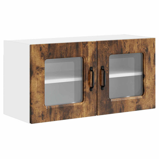 vidaXL Dishwasher Panel Kalmar Smoked Oak 80 x 31 x 40 cm