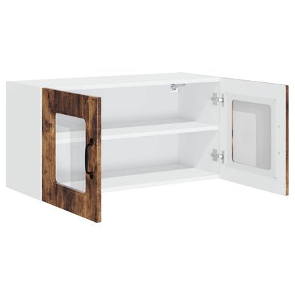 vidaXL Dishwasher Panel Kalmar Smoked Oak 80 x 31 x 40 cm
