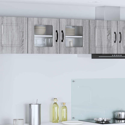 vidaXL Dishwasher Panel Kalmar Grey Sonoma 80 x 31 x 40 cm