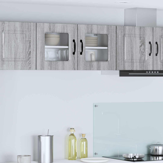 vidaXL Dishwasher Panel Kalmar Grey Sonoma 80 x 31 x 40 cm