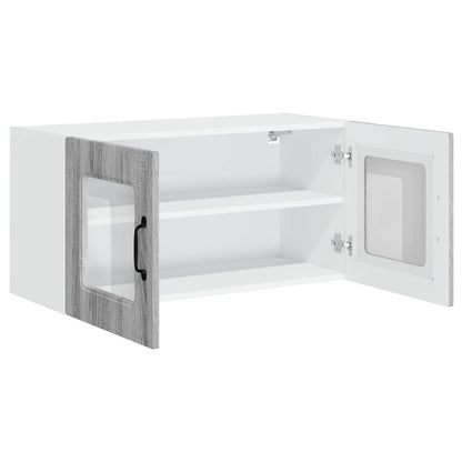 vidaXL Dishwasher Panel Kalmar Grey Sonoma 80 x 31 x 40 cm