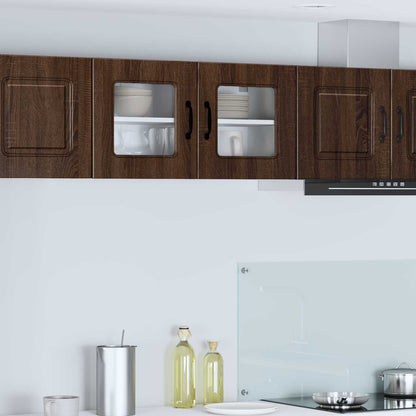 vidaXL Dishwasher Panel Kalmar Brown Oak 80 x 31 x 40 cm