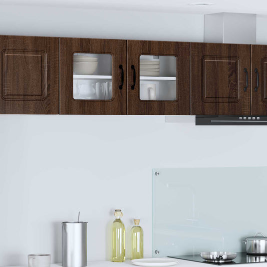 vidaXL Dishwasher Panel Kalmar Brown Oak 80 x 31 x 40 cm