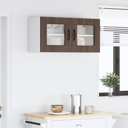 vidaXL Dishwasher Panel Kalmar Brown Oak 80 x 31 x 40 cm