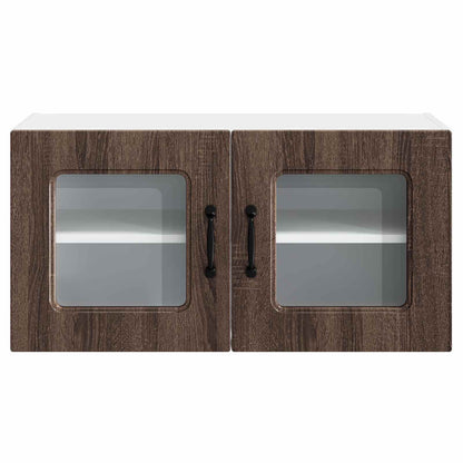 vidaXL Dishwasher Panel Kalmar Brown Oak 80 x 31 x 40 cm