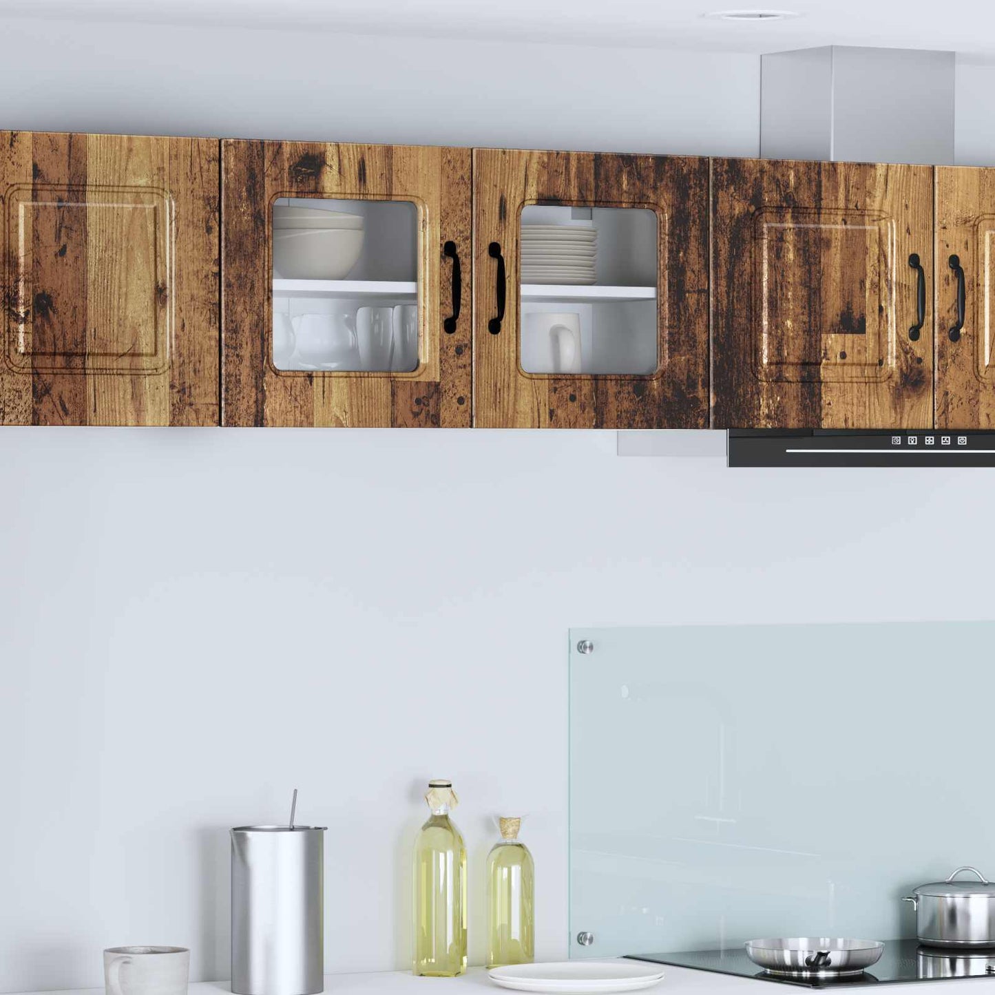 vidaXL Dishwasher Panel Kalmar Old Wood 80 x 31 x 40 cm