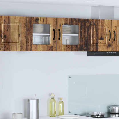 vidaXL Dishwasher Panel Kalmar Old Wood 80 x 31 x 40 cm