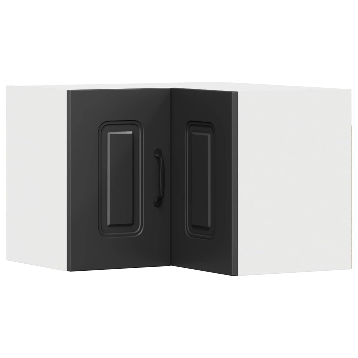 vidaXL Dishwasher Panel Kalmar Black 57 x 57 x 40 cm Engineered Wood