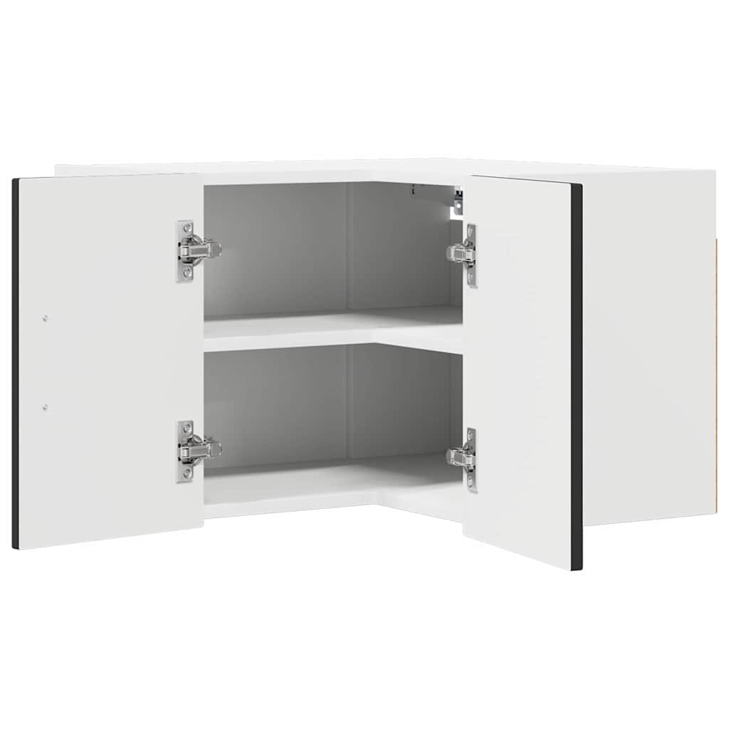 vidaXL Dishwasher Panel Kalmar Black 57 x 57 x 40 cm Engineered Wood