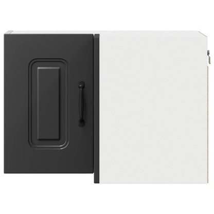 vidaXL Dishwasher Panel Kalmar Black 57 x 57 x 40 cm Engineered Wood