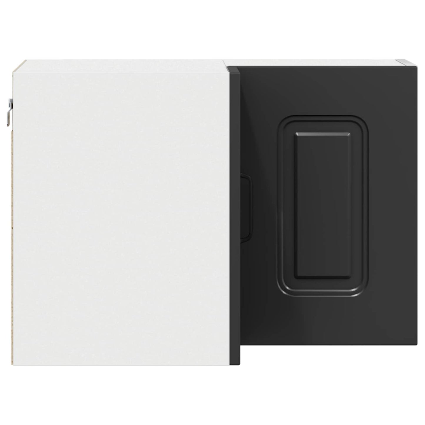 vidaXL Dishwasher Panel Kalmar Black 57 x 57 x 40 cm Engineered Wood