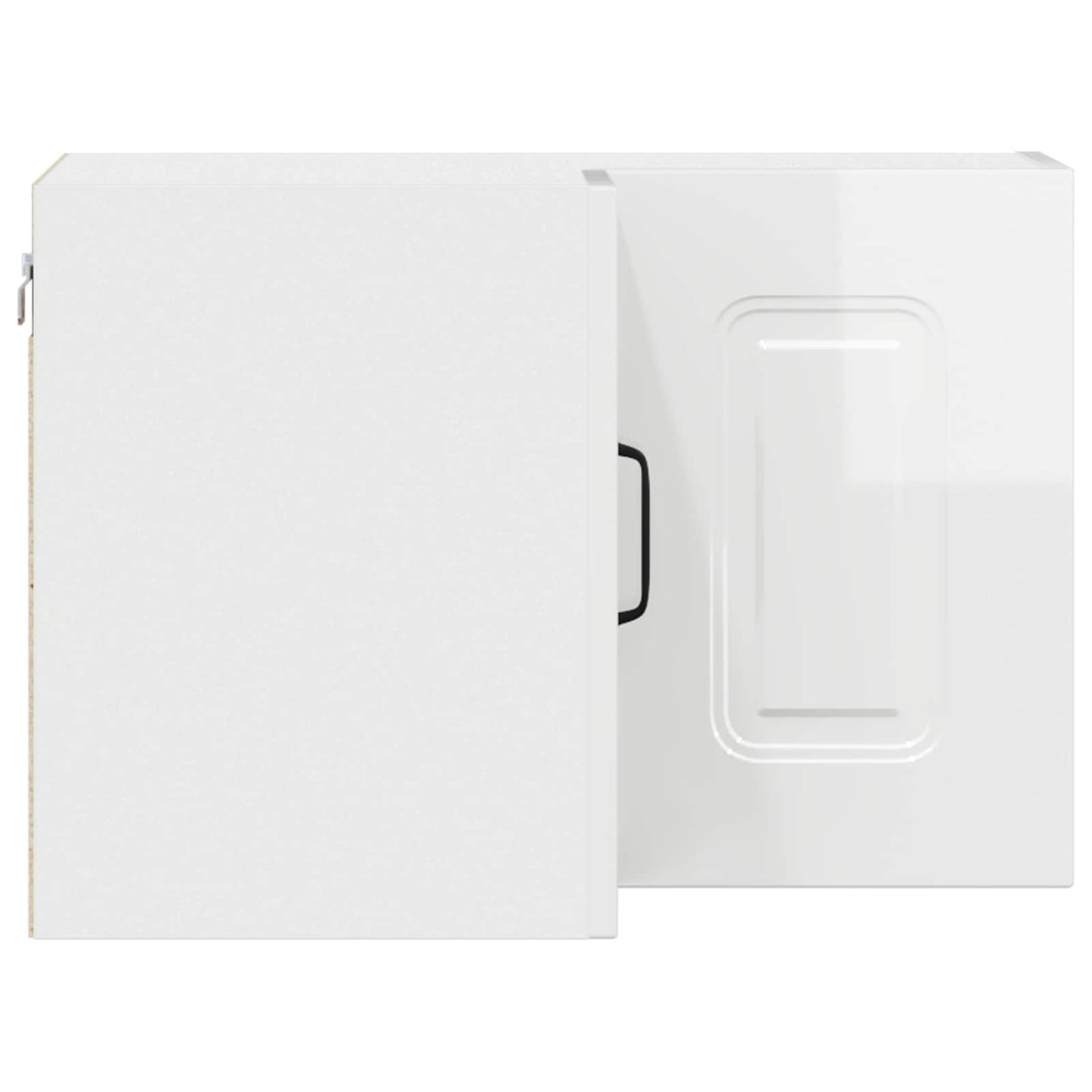 vidaXL Dishwasher Panel Kalmar High Gloss White 57 x 57 x 40 cm