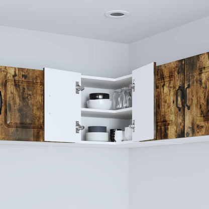 vidaXL Dishwasher Panel Kalmar Smoked Oak 57 x 57 x 40 cm