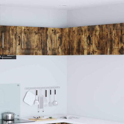 vidaXL Dishwasher Panel Kalmar Smoked Oak 57 x 57 x 40 cm