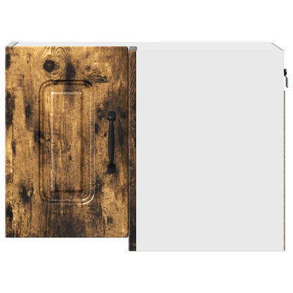 vidaXL Dishwasher Panel Kalmar Smoked Oak 57 x 57 x 40 cm