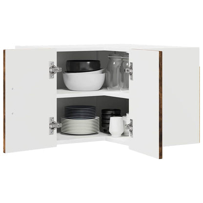 vidaXL Dishwasher Panel Kalmar Smoked Oak 57 x 57 x 40 cm