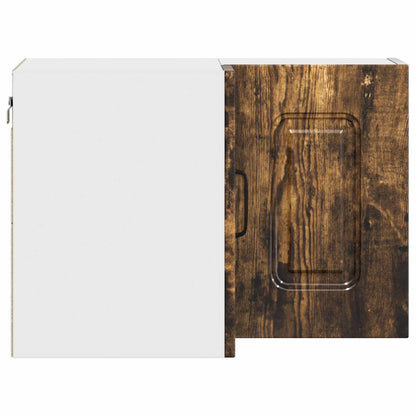 vidaXL Dishwasher Panel Kalmar Smoked Oak 57 x 57 x 40 cm
