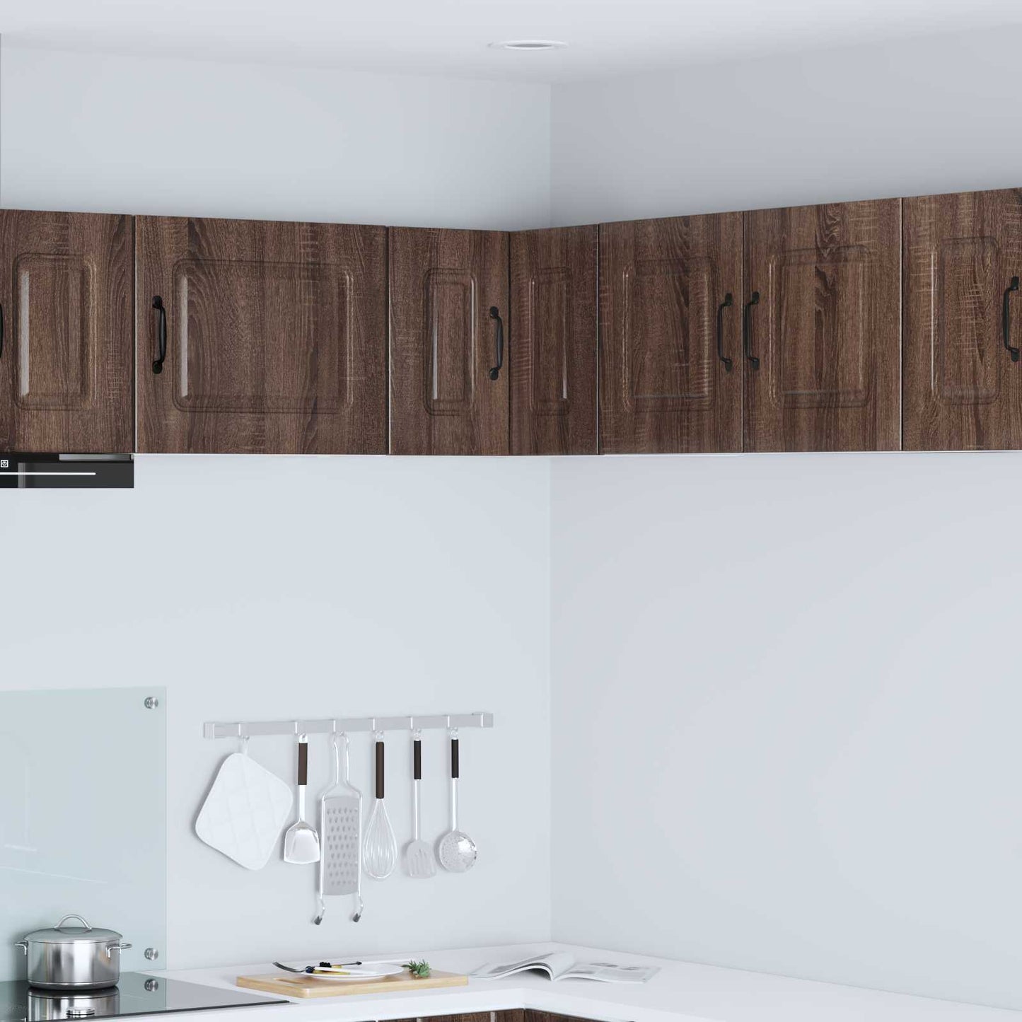 vidaXL Dishwasher Panel Kalmar Brown Oak 57 x 57 x 40 cm