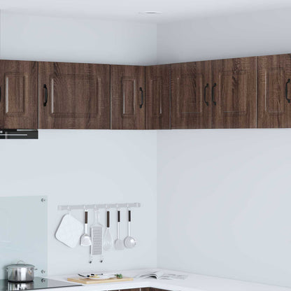vidaXL Dishwasher Panel Kalmar Brown Oak 57 x 57 x 40 cm