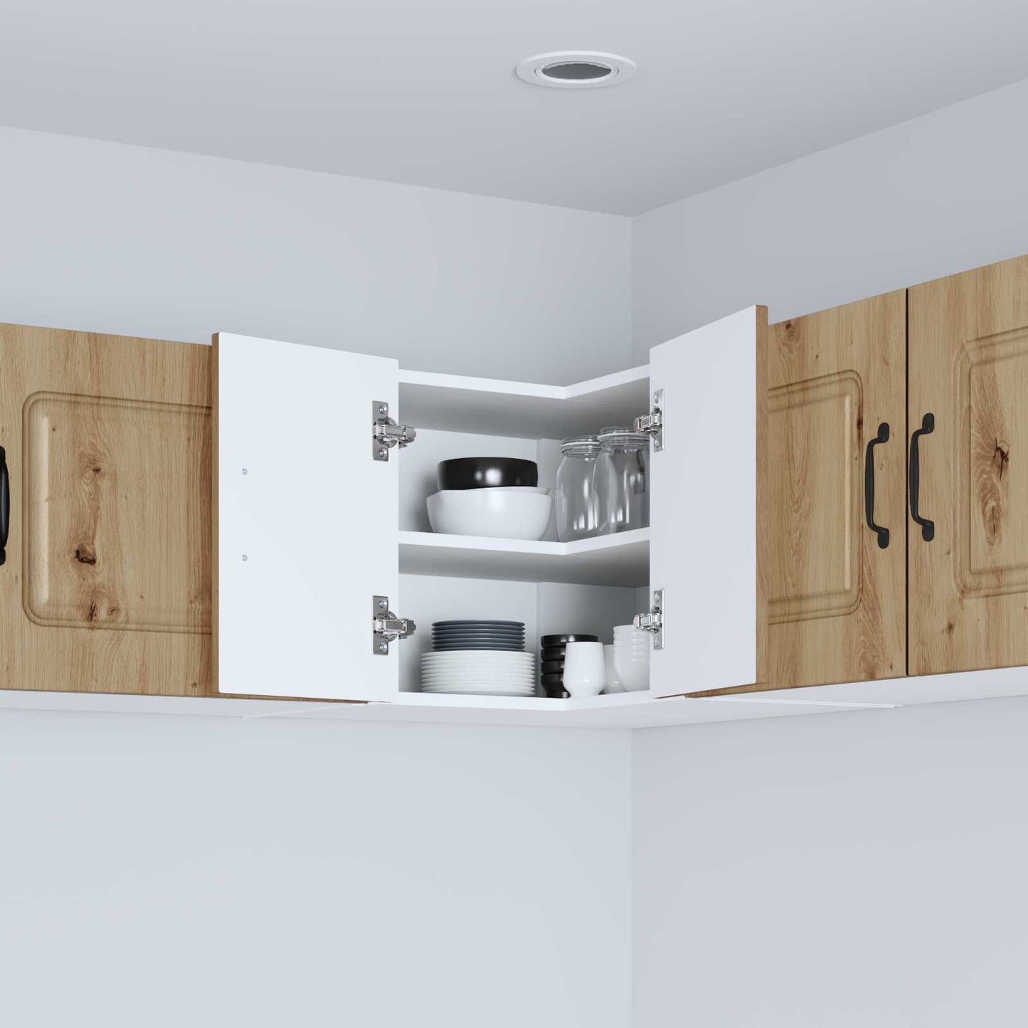 vidaXL Dishwasher Panel Kalmar Artisan Oak 57 x 57 x 40 cm