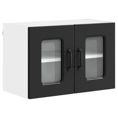 vidaXL Dishwasher Panel Kalmar Black 60 x 31 x 40 cm Engineered Wood
