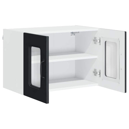 vidaXL Dishwasher Panel Kalmar Black 60 x 31 x 40 cm Engineered Wood