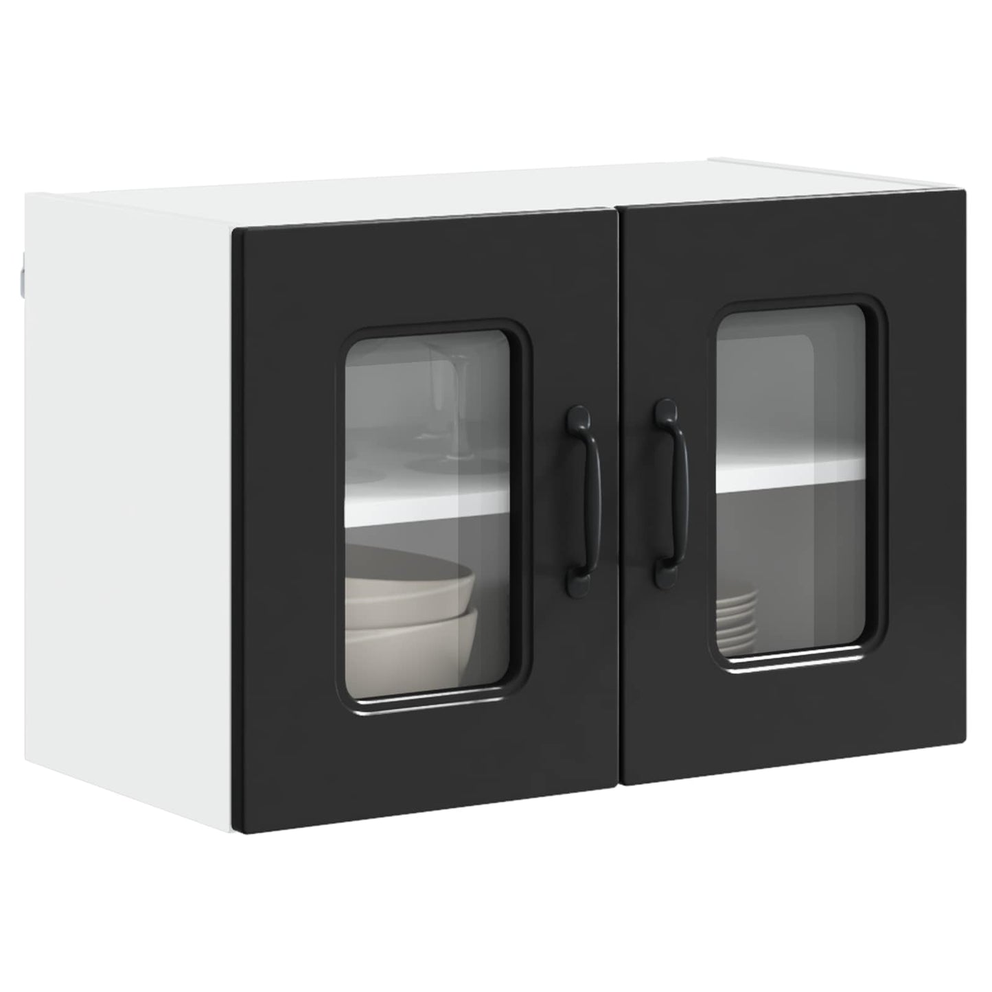 vidaXL Dishwasher Panel Kalmar Black 60 x 31 x 40 cm Engineered Wood
