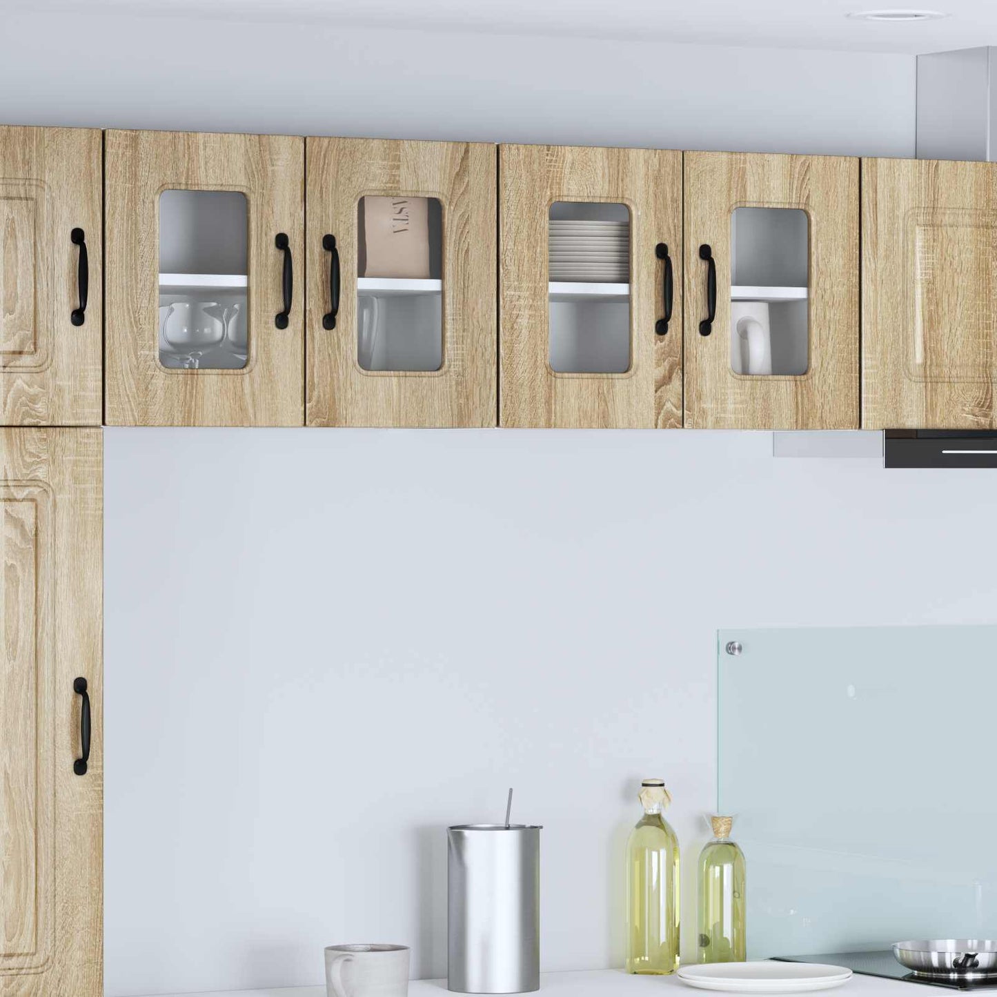 vidaXL Dishwasher Panel Kalmar Sonoma Oak 60 x 31 x 40 cm