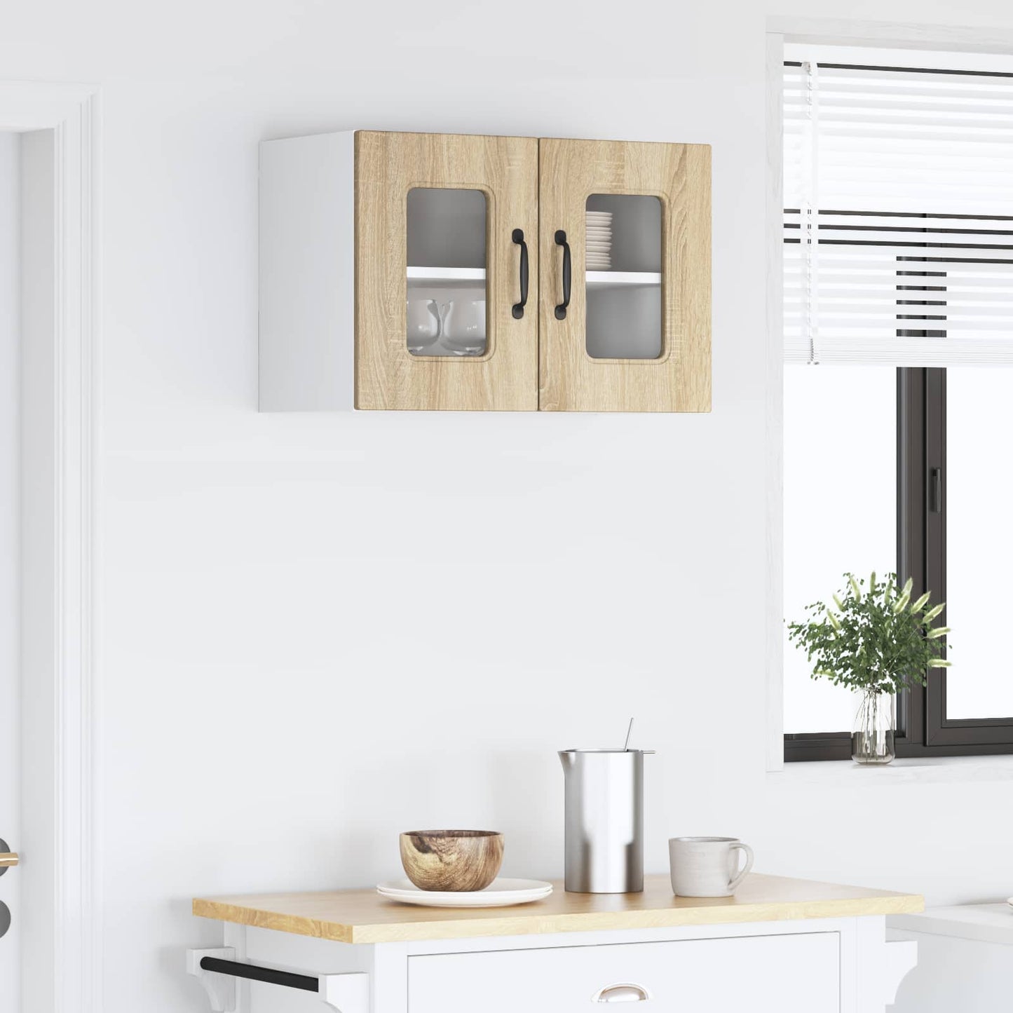 vidaXL Dishwasher Panel Kalmar Sonoma Oak 60 x 31 x 40 cm