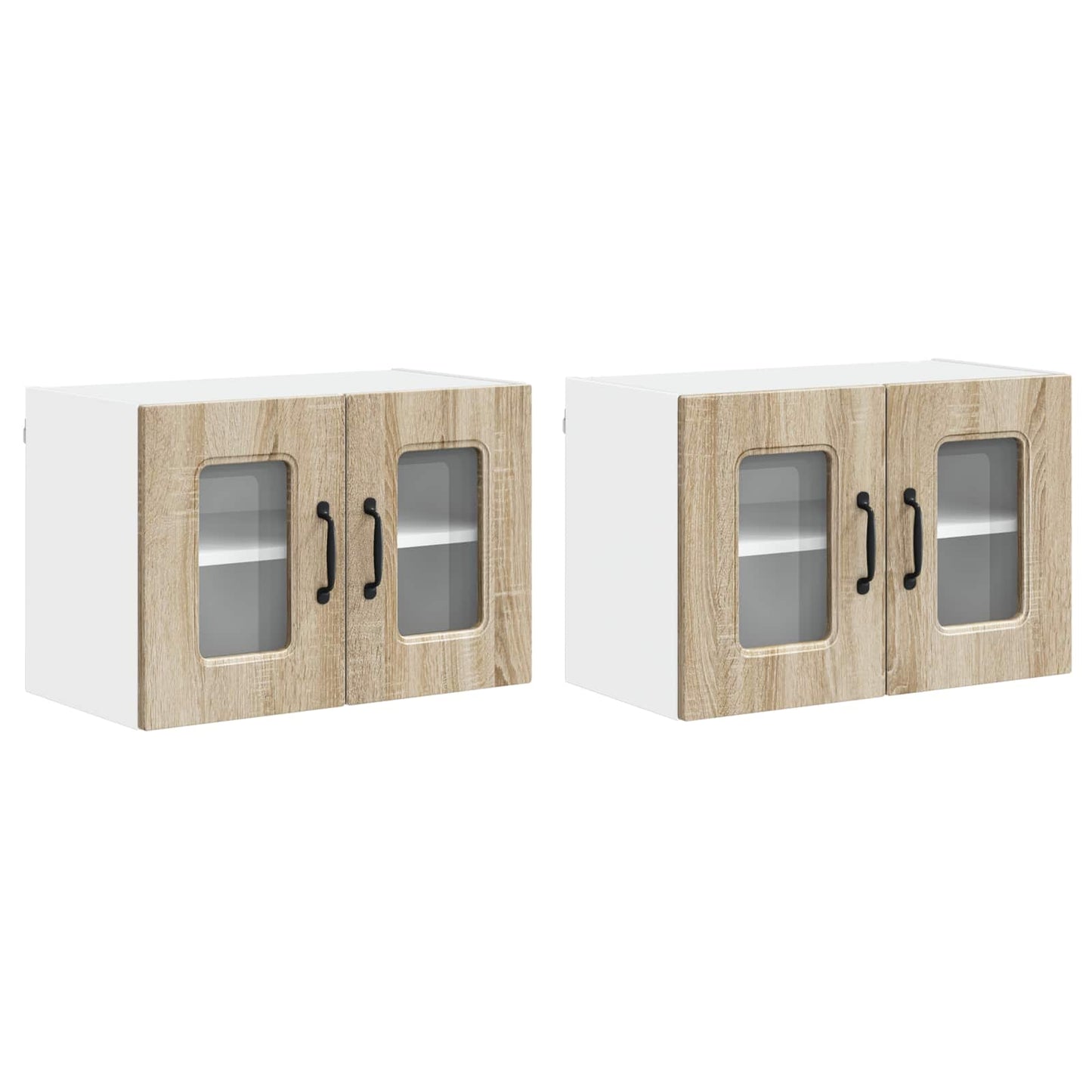 vidaXL Dishwasher Panel Kalmar 2 pcs Sonoma Oak 60 x 31 x 40 cm