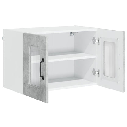 vidaXL Dishwasher Panel Kalmar 2 pcs Concrete Grey 60 x 31 x 40 cm