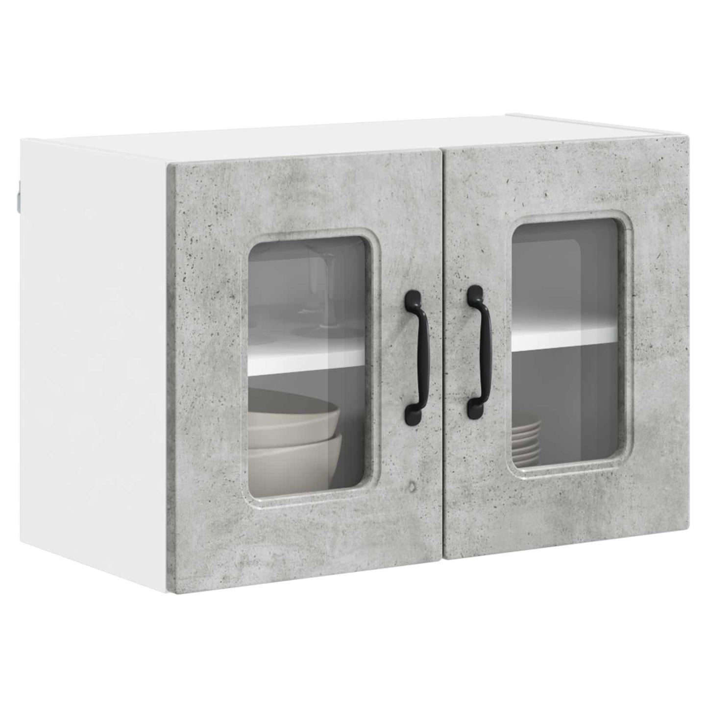 vidaXL Dishwasher Panel Kalmar 2 pcs Concrete Grey 60 x 31 x 40 cm
