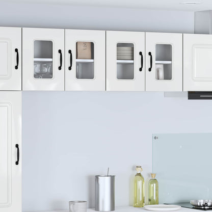 vidaXL Dishwasher Panel Kalmar High Gloss White 60 x 31 x 40 cm
