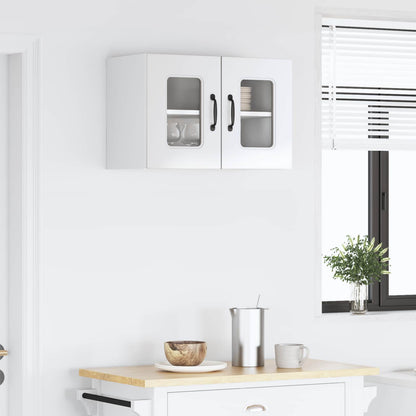 vidaXL Dishwasher Panel Kalmar High Gloss White 60 x 31 x 40 cm