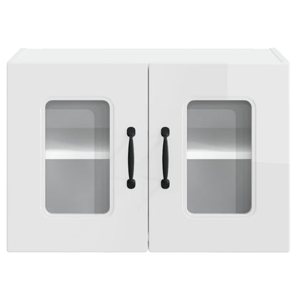 vidaXL Dishwasher Panel Kalmar High Gloss White 60 x 31 x 40 cm