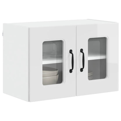 vidaXL Dishwasher Panel Kalmar High Gloss White 60 x 31 x 40 cm