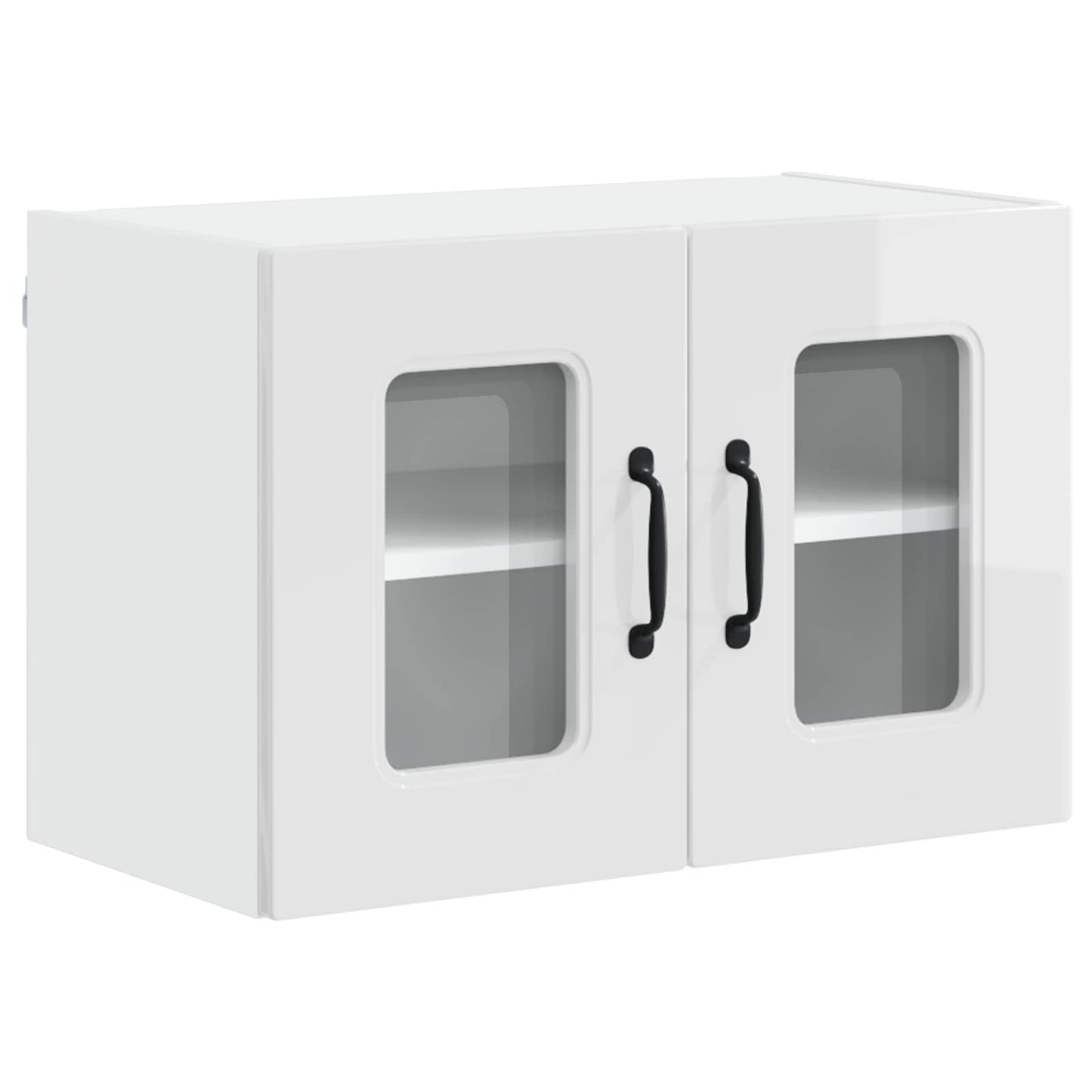 vidaXL Dishwasher Panel Kalmar 2 pcs High Gloss White 60 x 31 x 40 cm