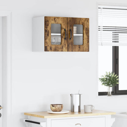 vidaXL Dishwasher Panel Kalmar Smoked Oak 60 x 31 x 40 cm