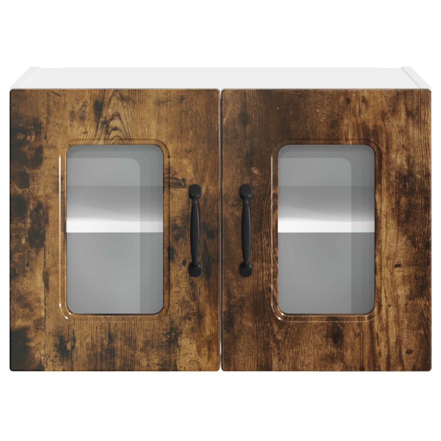 vidaXL Dishwasher Panel Kalmar 2 pcs Smoked Oak 60 x 31 x 40 cm